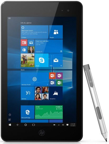 hp envy 8 note - best windows tablet under $400