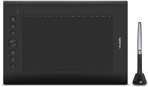 Huion H610 Pro - tableta de dibujo para principiantes
